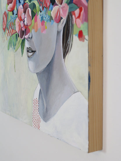 Jane - Original Painting on Wood