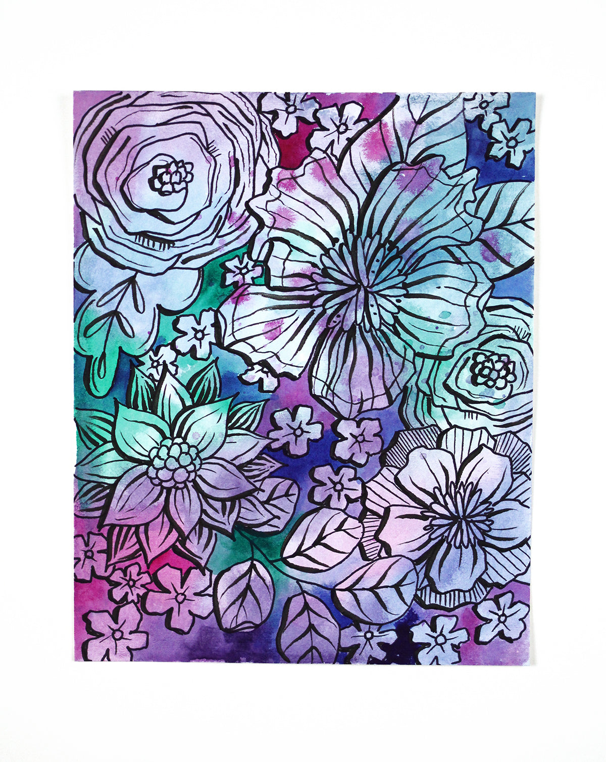 Jewel Tone 2 - 8" x 10"