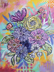 Joyful Bouquet Two - 18" x 24"