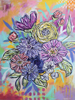 Joyful Bouquet Two - 18" x 24"