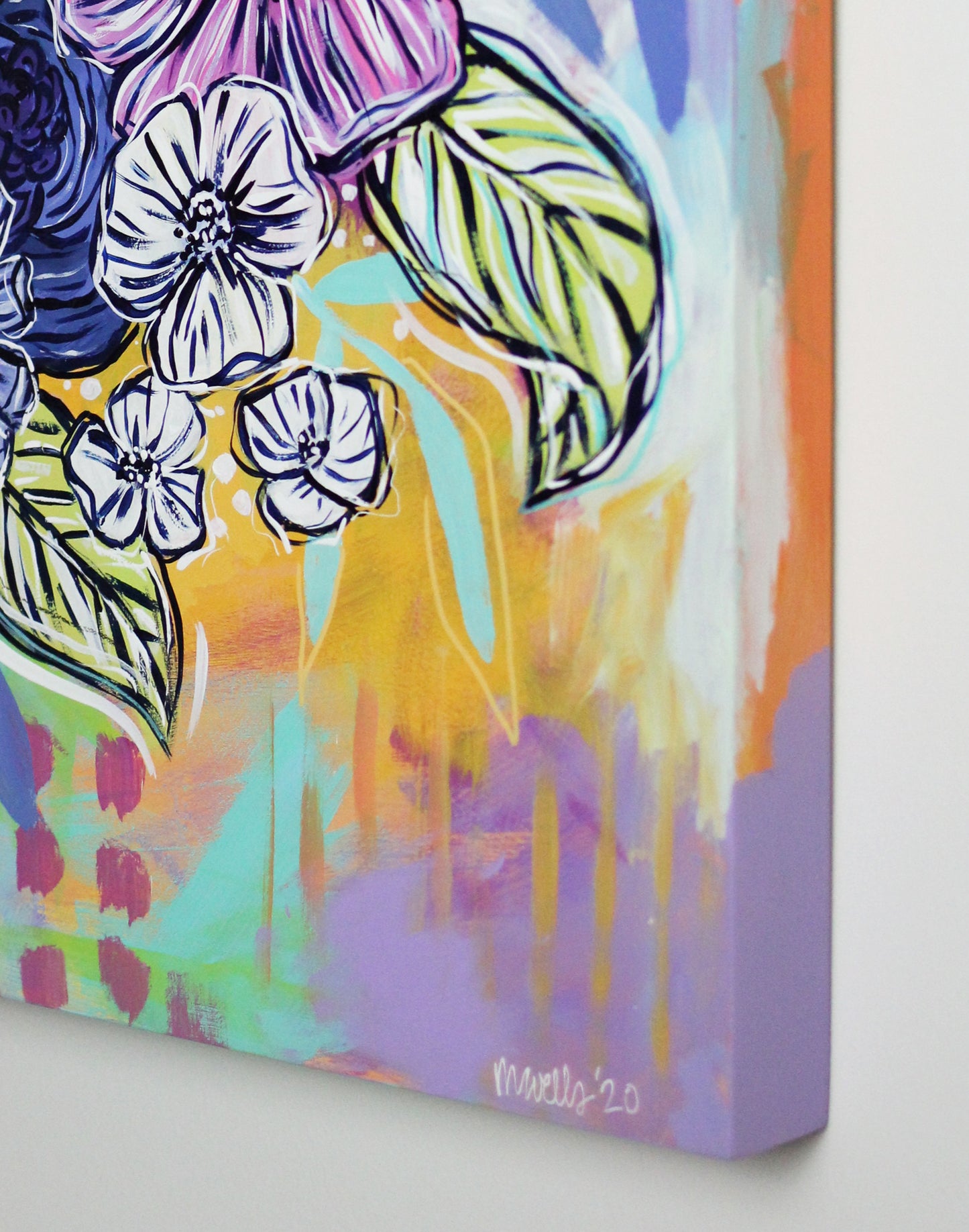 Joyful Bouquet Two - 18" x 24"