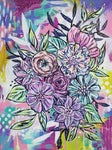 Joyful Bouquet Three - 18" x 24"