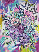 Joyful Bouquet Three - 18" x 24"