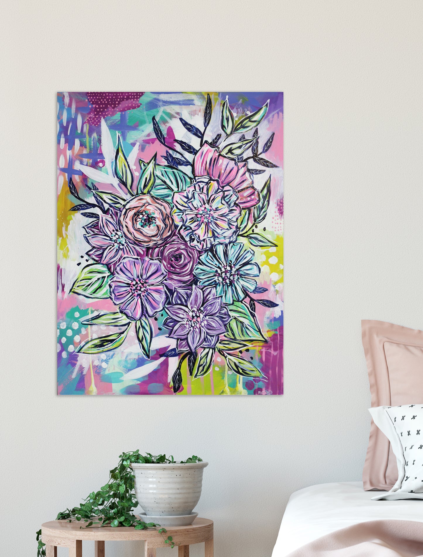 Joyful Bouquet Three - 18" x 24"