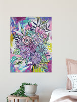 Joyful Bouquet Three - 18" x 24"