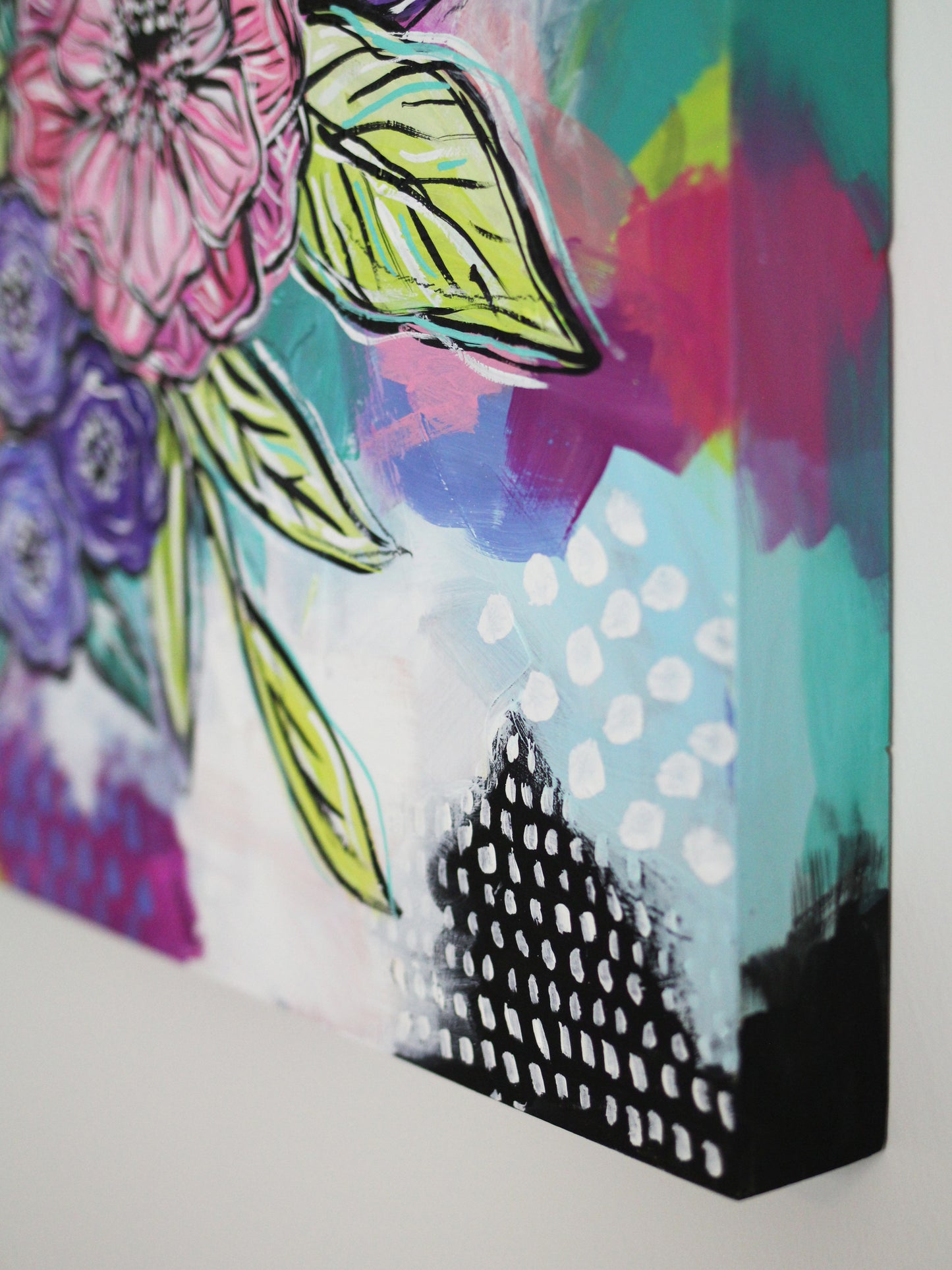 Joyful Bouquet Four - 18" x 24"