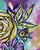 Joyful Bouquet Eight - 8" x 8"