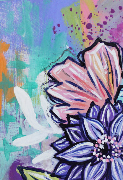 Joyful Bouquet Nine - 6" x 6"