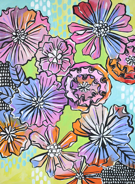 Just Me - 18" x 24" Original painting on wood