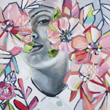 Olivia - Original Painting on Wood