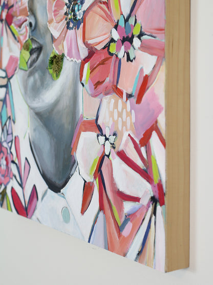 Olivia - Original Painting on Wood
