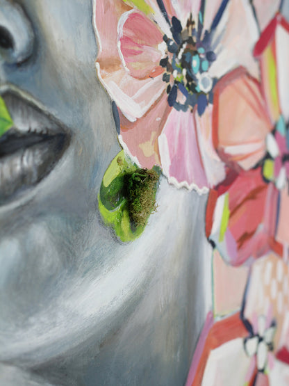 Olivia - Original Painting on Wood