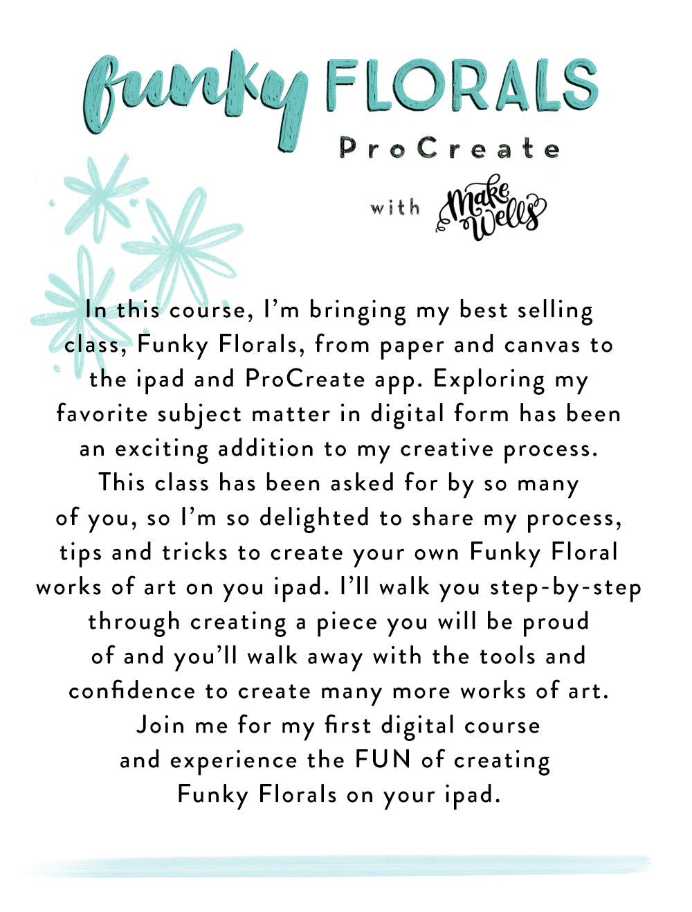 Funky Florals: ProCreate - Online Class