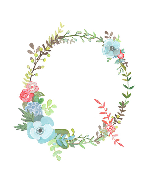 Q - Floral Alphabet