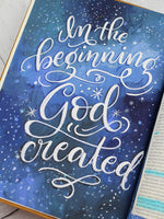 Creative Bible Journaling in Acrylics - Scenes