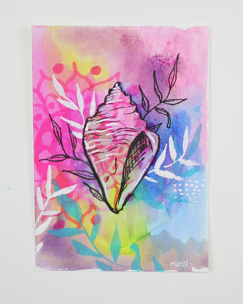Mini Shell Portrait 4 - 5" x 7"