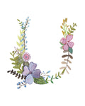 U - Floral Alphabet