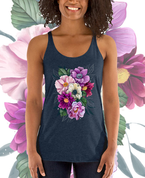 Vibrant Garden Razorback Tank