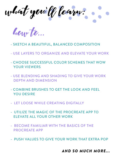 Funky Florals: ProCreate - Online Class