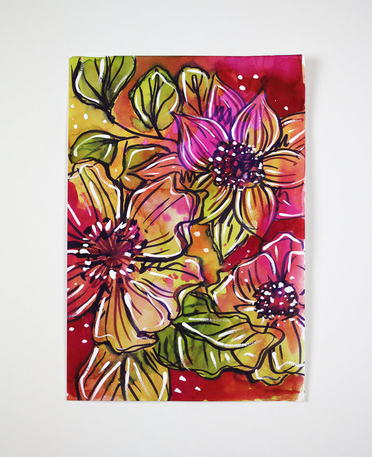 Warm Watercolors - 6.75" x 10"