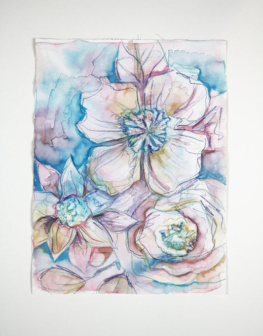 Washy Canvas Paper 1 - 8.75" x 11.75"