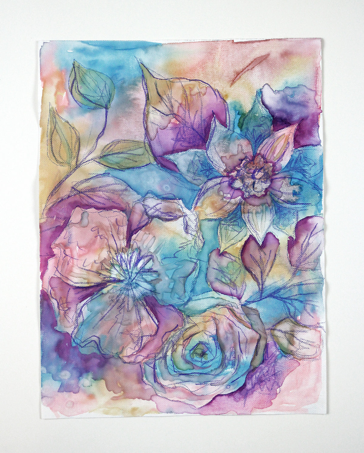 Washy Canvas Paper 2 - 8.75" x 11.75"