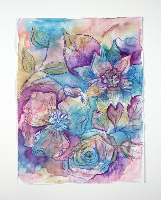 Washy Canvas Paper 2 - 8.75" x 11.75"