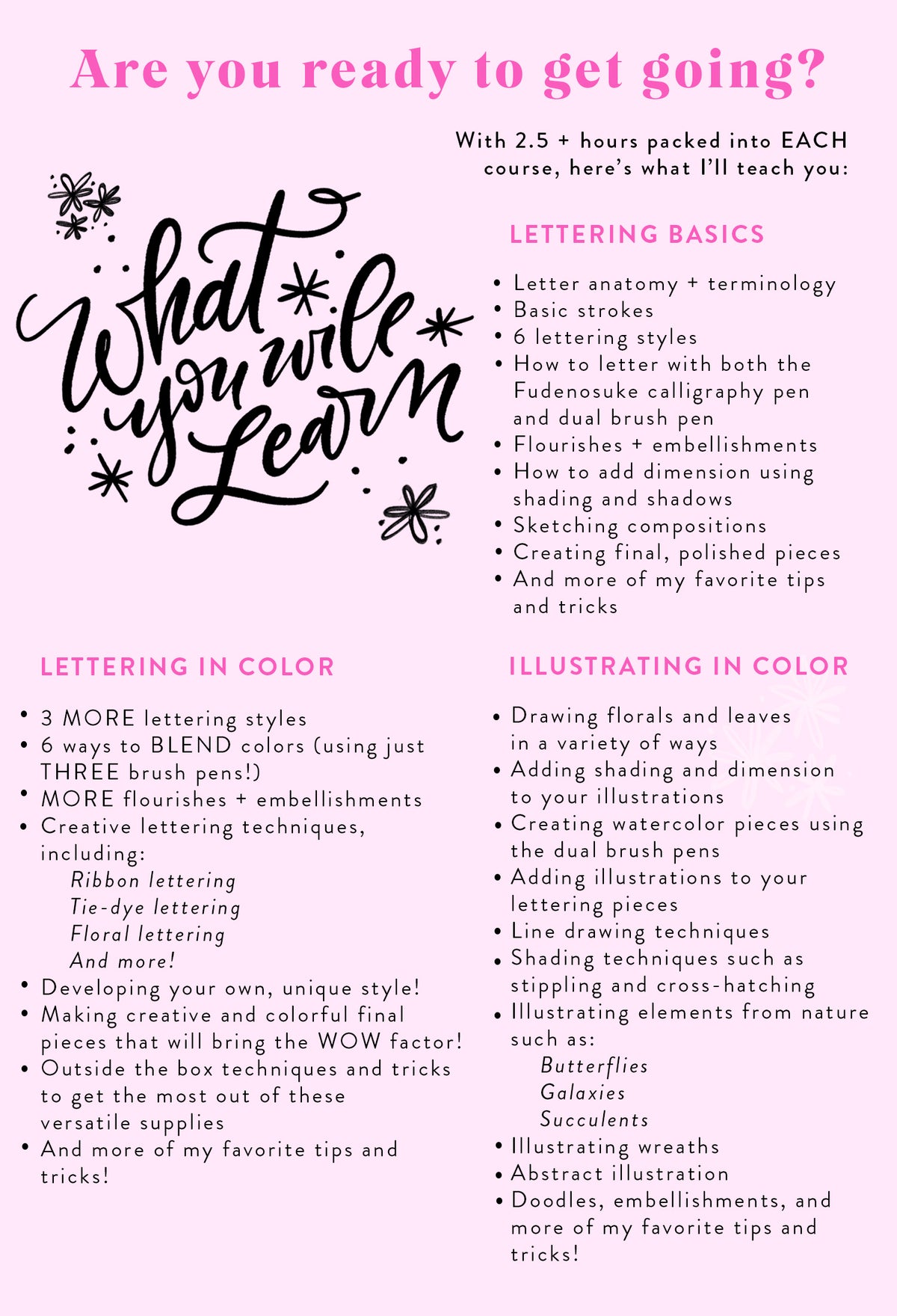 Get to Know Tombow: LETTERING BASICS