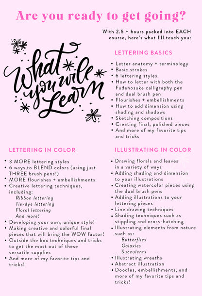 Get to Know Tombow: LETTERING BASICS