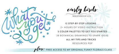 Funky Florals: ProCreate - Online Class