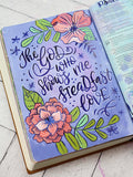 Creative Bible Journaling in Acrylics - Florals