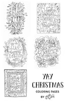 YAY Christmas Downloadable Coloring Pages