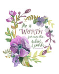 Proverbs 31:10 She is Worth Far More...