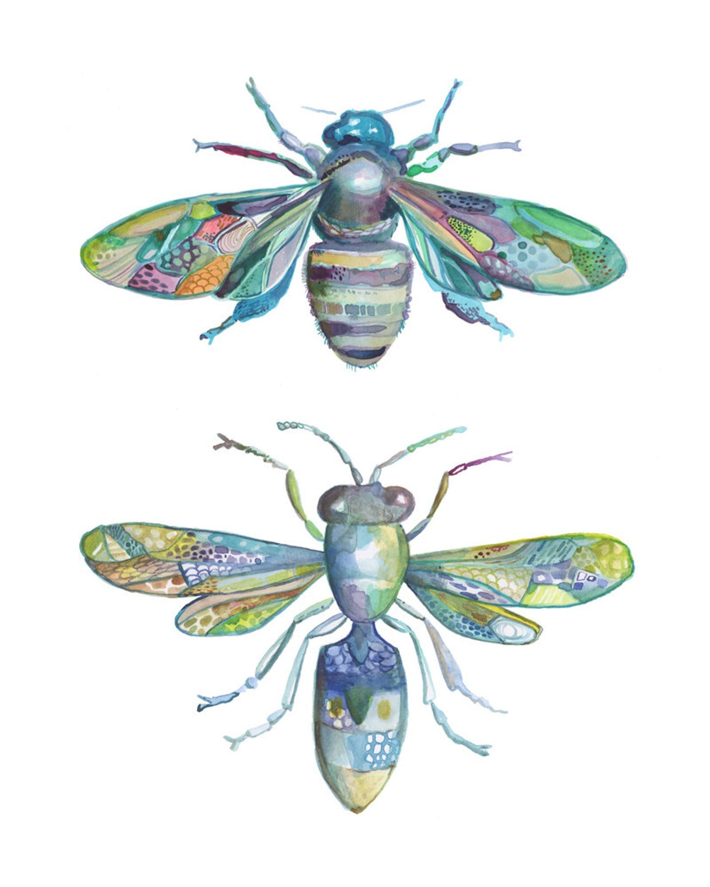 Wasp and Bee