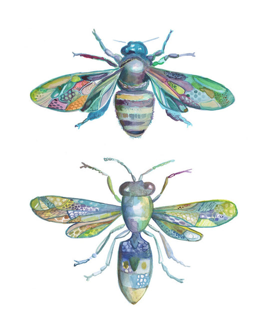 Wasp and Bee