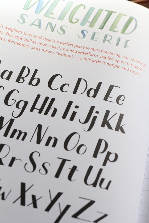 Hand Lettering: An Interactive Guide to the Art of Drawing Letters