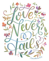 1 Corinthians 13:8 - Love Never Fails