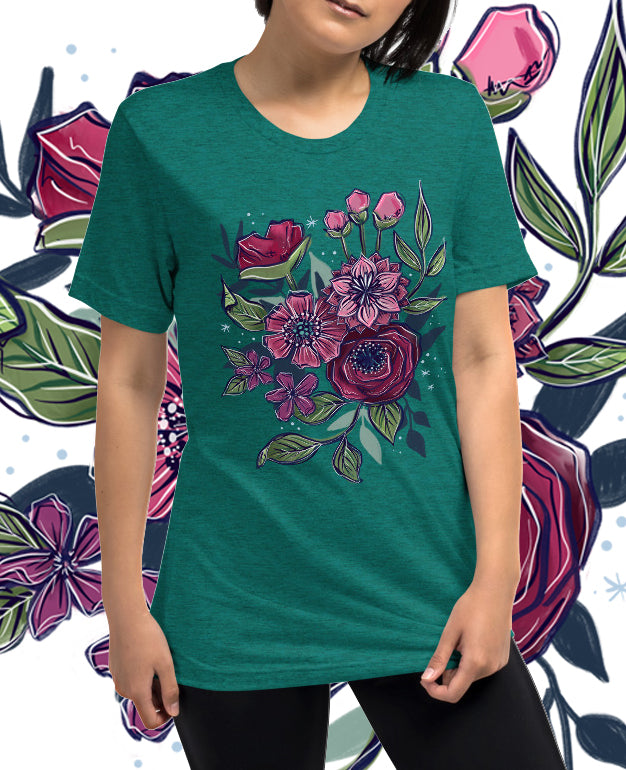 Magenta Bouquet T-Shirt