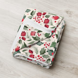 Evergreen Christmas Throw Blanket