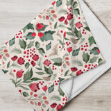 Evergreen Christmas Throw Blanket