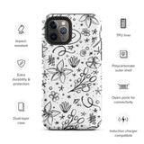 Happy Doodles Tough iPhone case