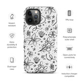 Happy Doodles Tough iPhone case