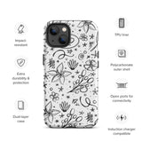 Happy Doodles Tough iPhone case