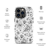 Happy Doodles Tough iPhone case