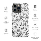 Happy Doodles Tough iPhone case