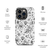 Happy Doodles Tough iPhone case